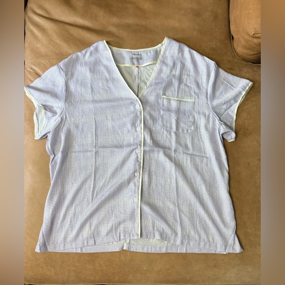 SUMMERSALT The Cloud 9 Silky PJ *TOP ONLY* Size Large Lavender - Picture 1 of 7